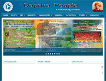 Tablet Screenshot of deprivepeople.org